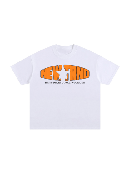 NEWTRND STAR LOGO TEE White T Shirt 2026