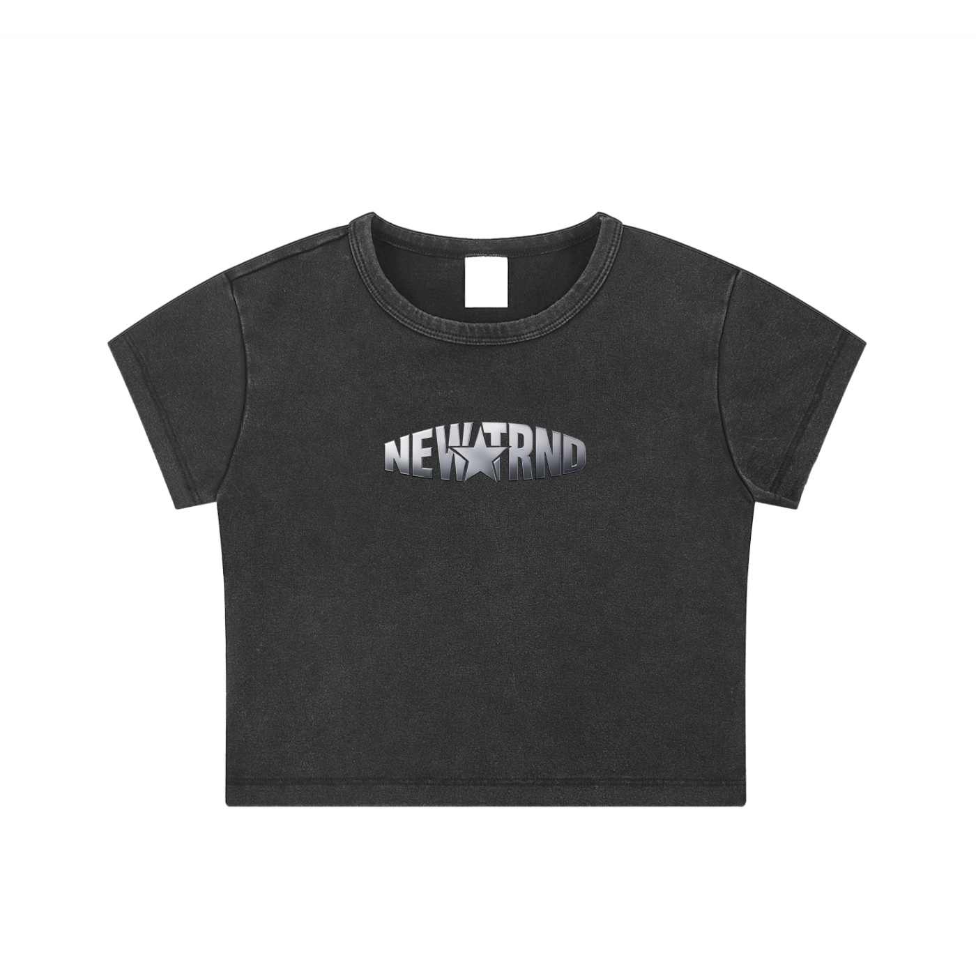 Snow Washed Crop Top