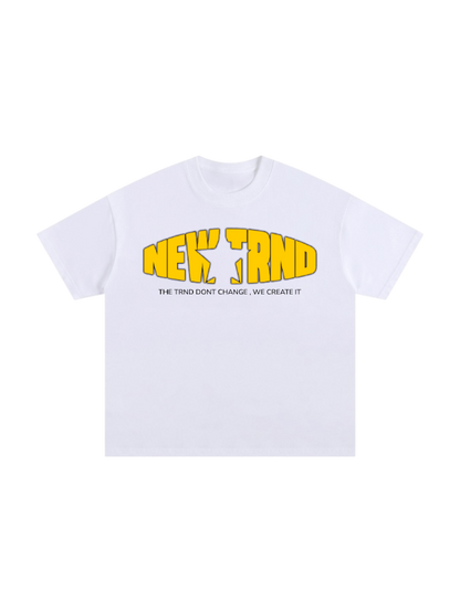NEWTRND STAR LOGO TEE White T Shirt 2026