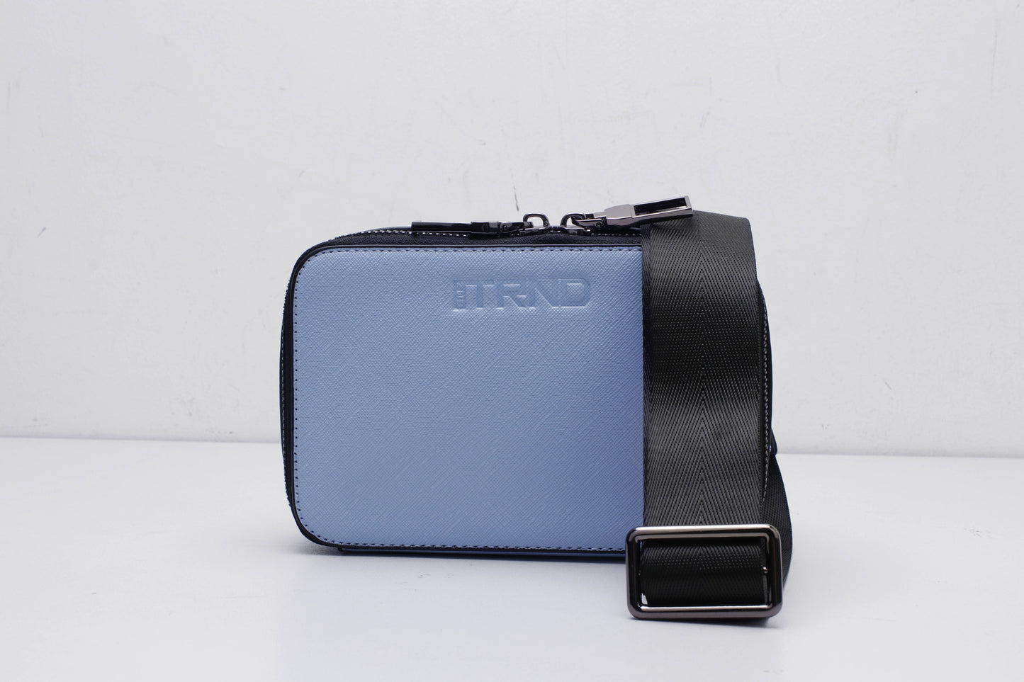 NewTrnd Leather Bag|Sky Blue